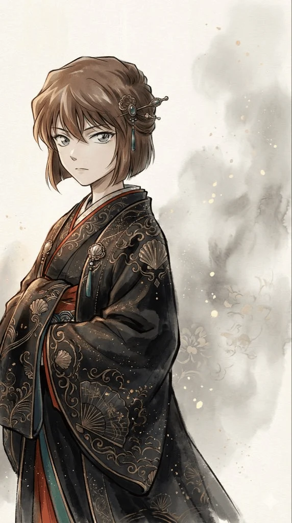 Ink-Gold Phantom Flame Haibara Ai