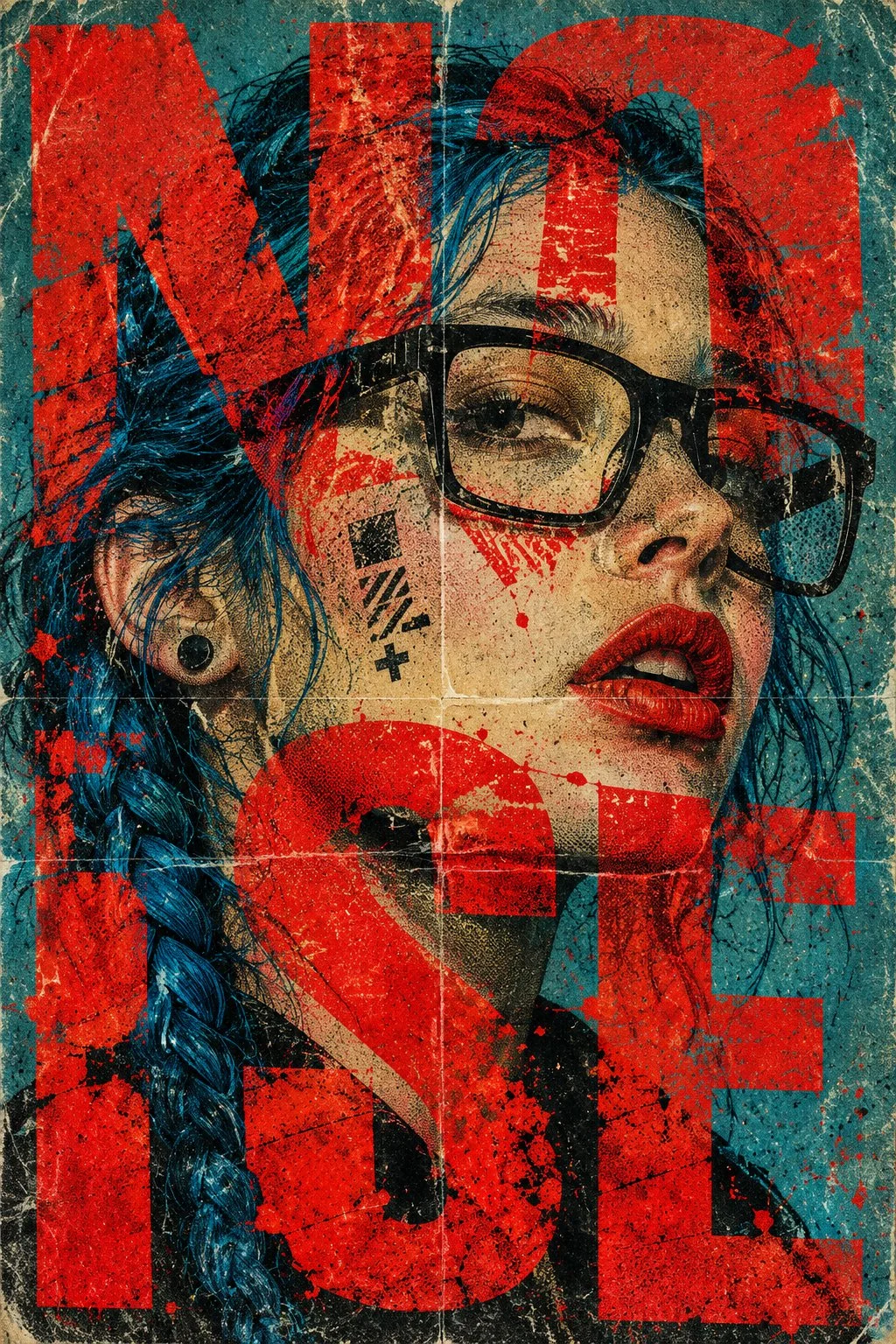 🔥 Quando la ribellione diventa arte, ogni colore racconta una storia.
