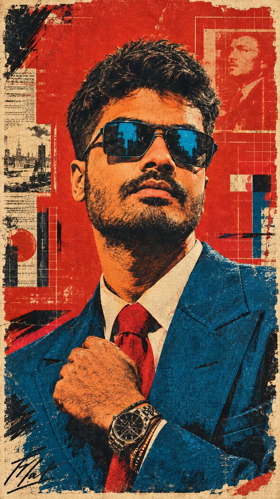 🔥 Da ritratto ordinario a leggendaria icona della serigrafia retrò.