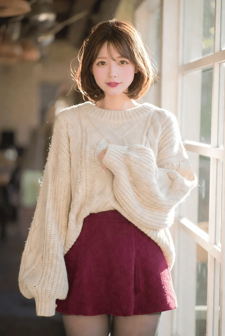 秋冬甜妹穿搭寫真