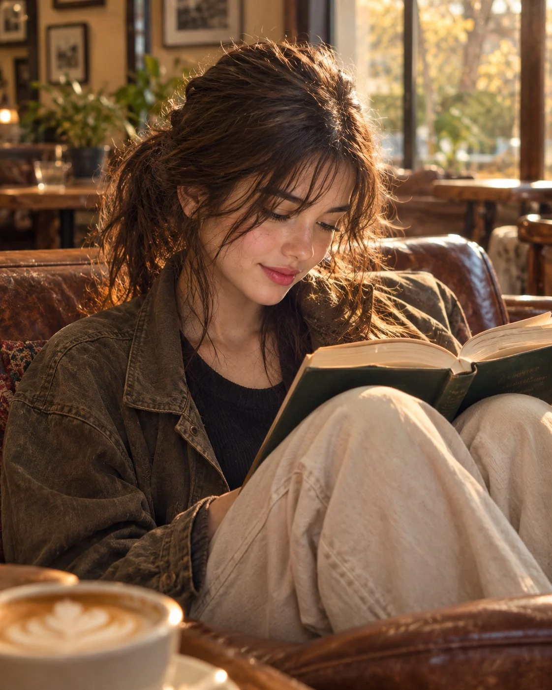 A quiet afternoon, a good book, and nowhere else to be. ☕📖🍂