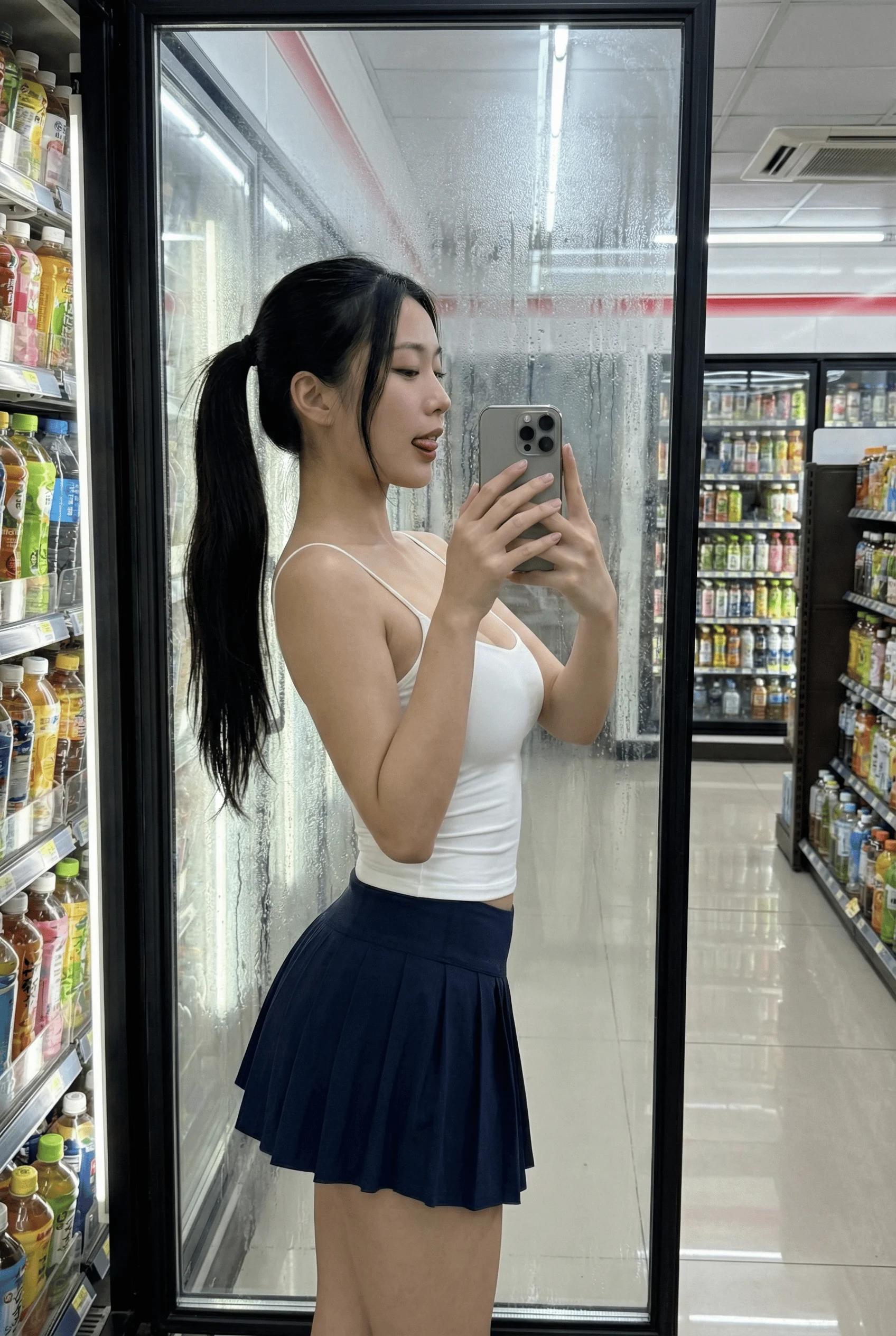 Lo scatto inatteso nello sportello del frigo