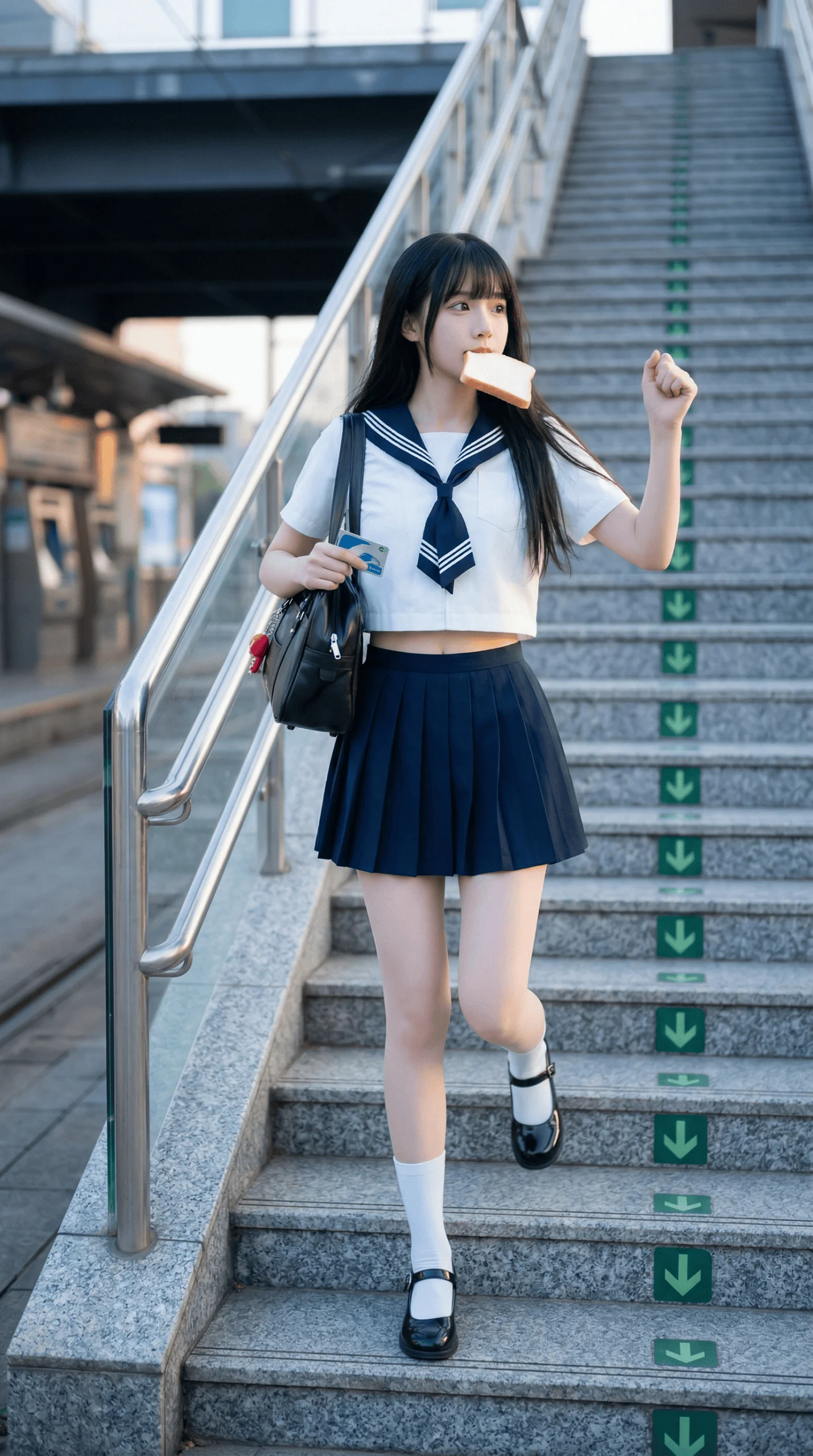 日系JK的通勤日常