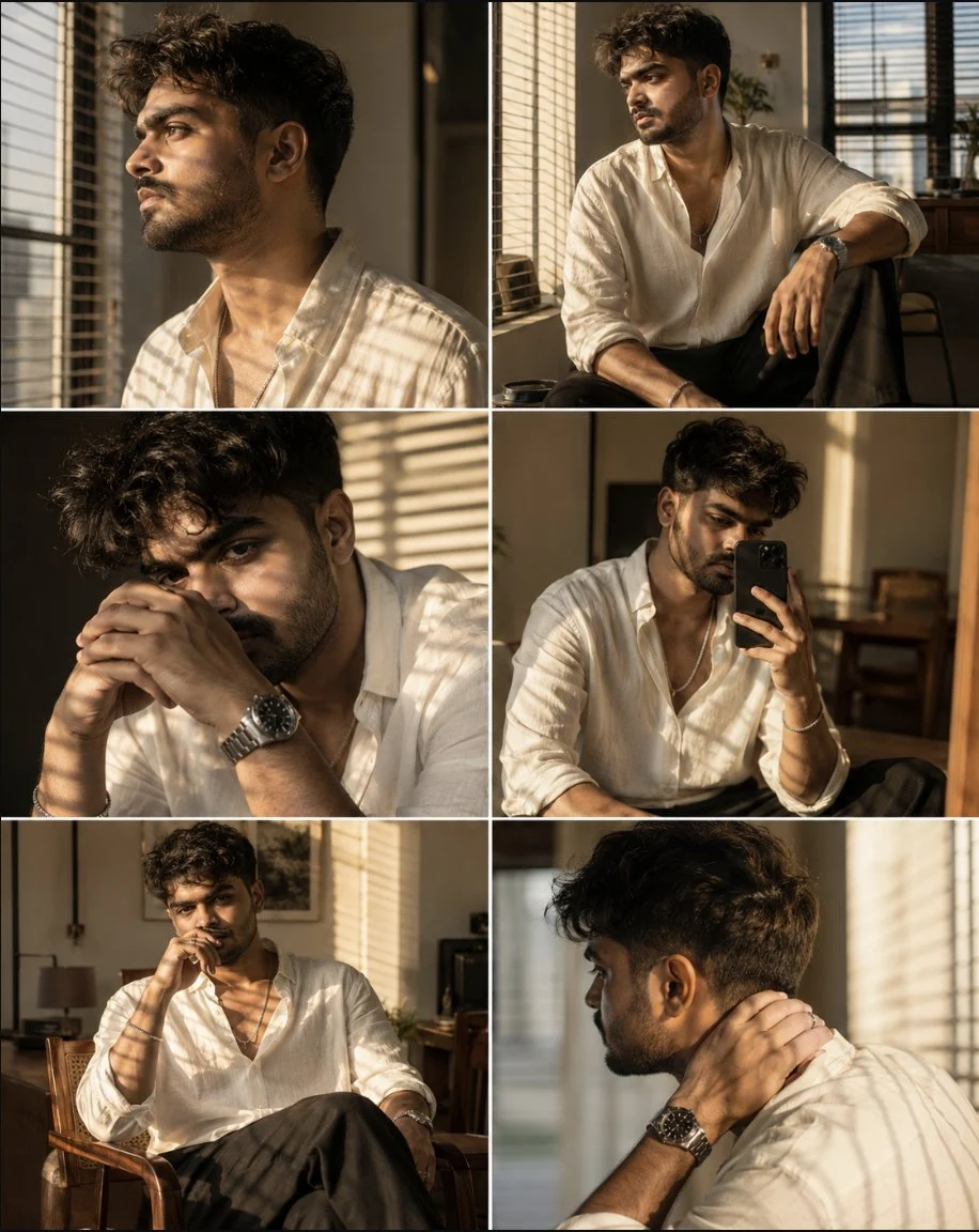 Un hombre. Seis cuadros. Una historia cinematográfica. 🖤
