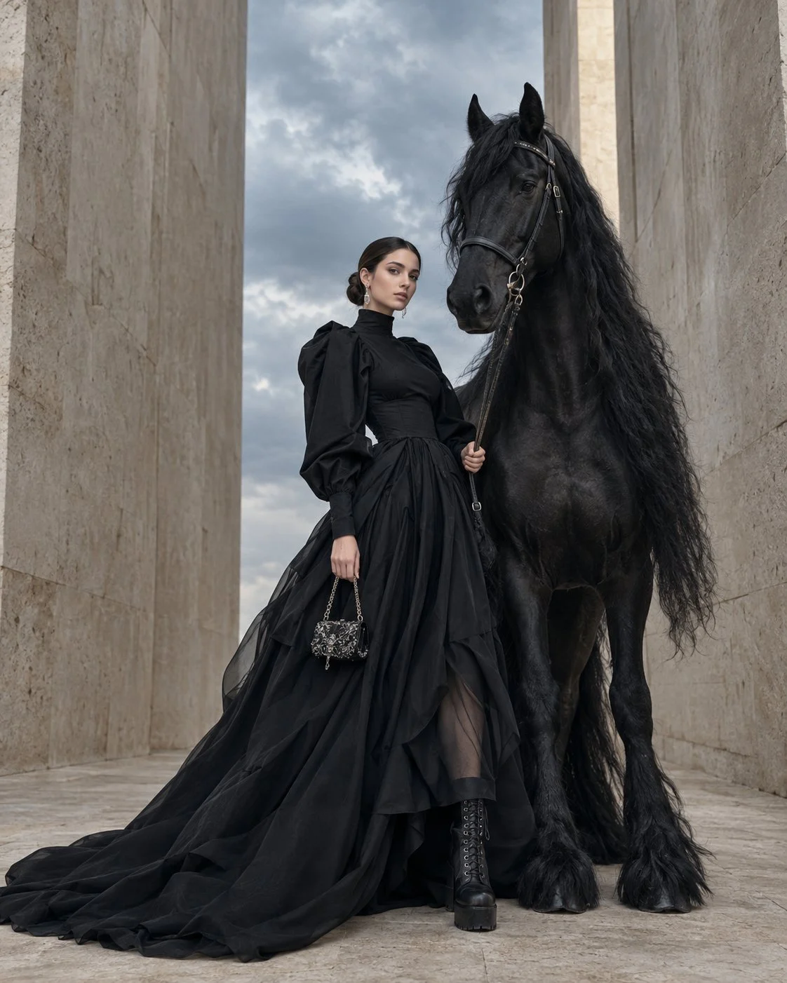 Quando l'eleganza incontra la potenza, anche il silenzio è una dichiarazione. 🖤🐎